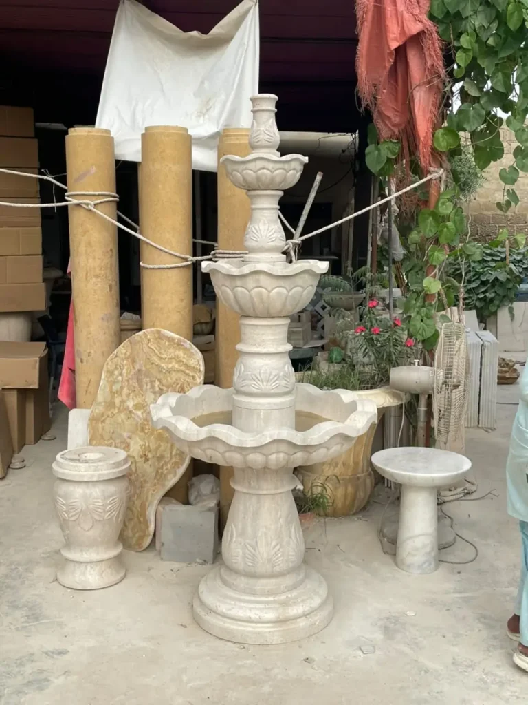Travertine marble Fountains