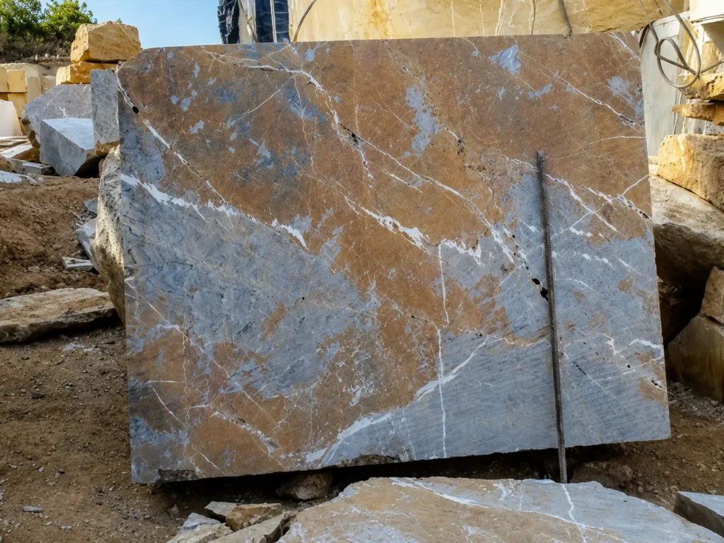 black and gold marble blocks