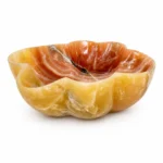 Luxury honey onyx wash basin with golden and orange natural stone patterns by Pakistan Marble & Onyx