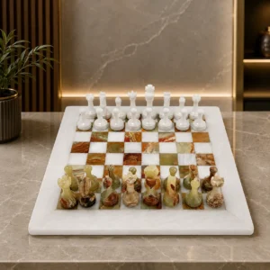 Marble Chess Set, Onyx Chess Set, Luxury Chess Set, Handmade Chess Set, Stone Chess Board, Marble Chess Board, Premium Chess Set, Natural Stone Chess Set, Pakistan Marble Chess Set, Marble Gift Set, Executive Chess Set, Decorative Chess Board, Export Quality Chess Set, Luxury Home Decor, Marble Game Set, Handcrafted Chess Set, Marble & Onyx Chess Set, Pakistan Marble & Onyx, 12 Inch Chess Set, 15 Inch Chess Set, Wholesale Marble Chess Set, Luxury Stone Chess Set, Genuine Marble Chess Set.