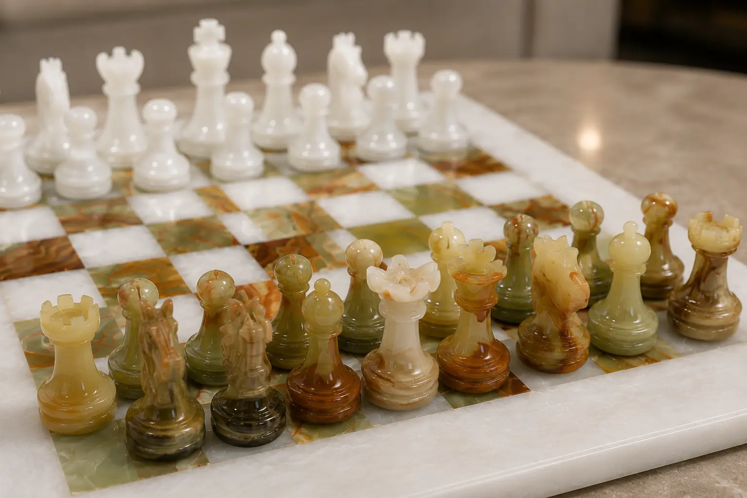 Marble Chess Set, Onyx Chess Set, Luxury Chess Set, Handmade Chess Set, Stone Chess Board, Marble Chess Board, Premium Chess Set, Natural Stone Chess Set, Pakistan Marble Chess Set, Marble Gift Set, Executive Chess Set, Decorative Chess Board, Export Quality Chess Set, Luxury Home Decor, Marble Game Set, Handcrafted Chess Set, Marble & Onyx Chess Set, Pakistan Marble & Onyx, 12 Inch Chess Set, 15 Inch Chess Set, Wholesale Marble Chess Set, Luxury Stone Chess Set, Genuine Marble Chess Set.