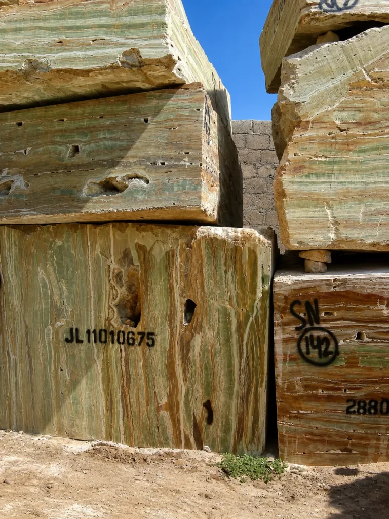 Multi Green Onyx Blocks at Pakistan marble and onyx marble factory top marble and onyx manufacturer