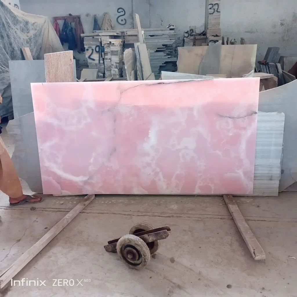 Pink Onyx Slab kitchen slab media wall slab size pink marble pink onyx pakistan marble and onyx