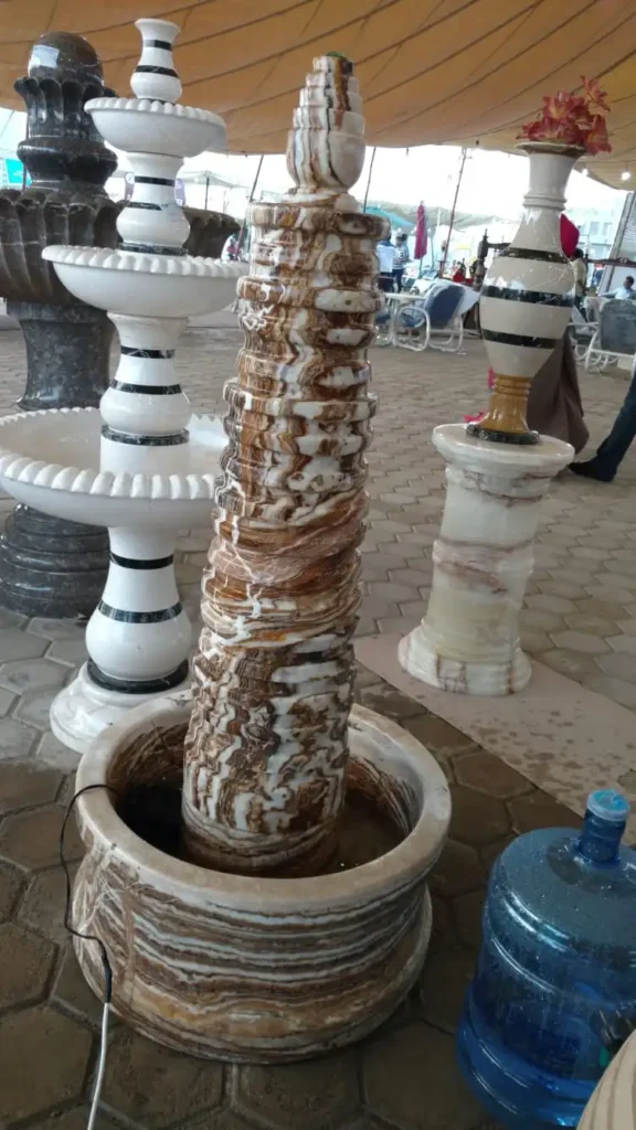travertine onyx fountains