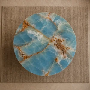 Blue Onyx Tablle Top
