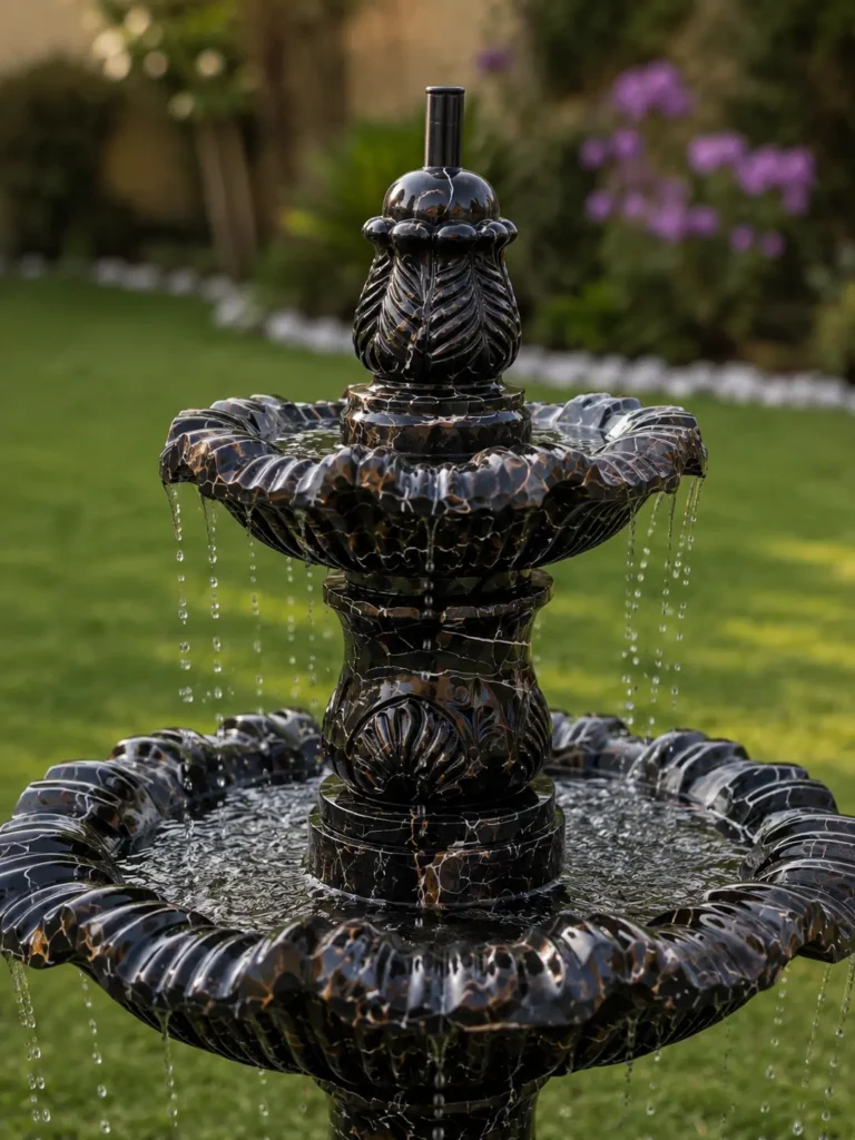 black and gold marble fountains in black and Gold Marble at pakistan marble & onyx