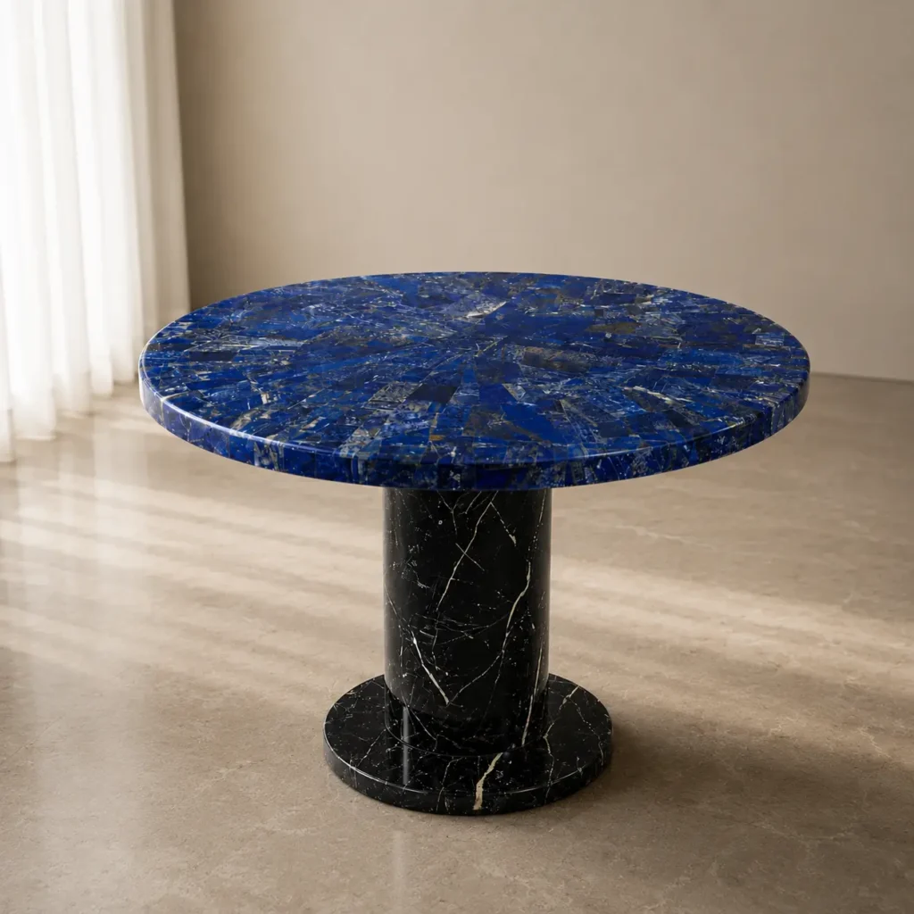 lapis lazuli table